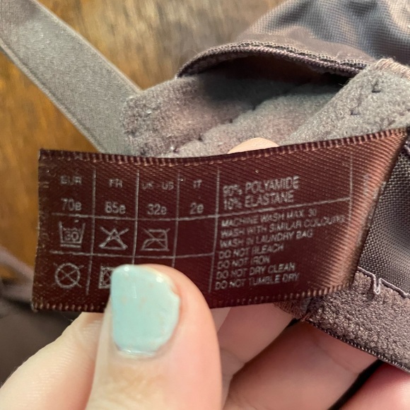 Marlies Dekkers Signature Dame de Paris Padded Balcony Bra in Sparrow, US 32E - Picture 2 of 4